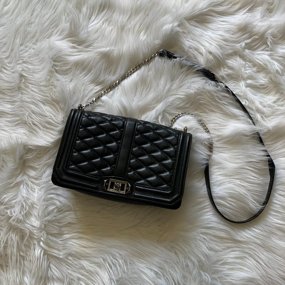 REBECCA MINKOFF Chevron Love Crossbody Bag